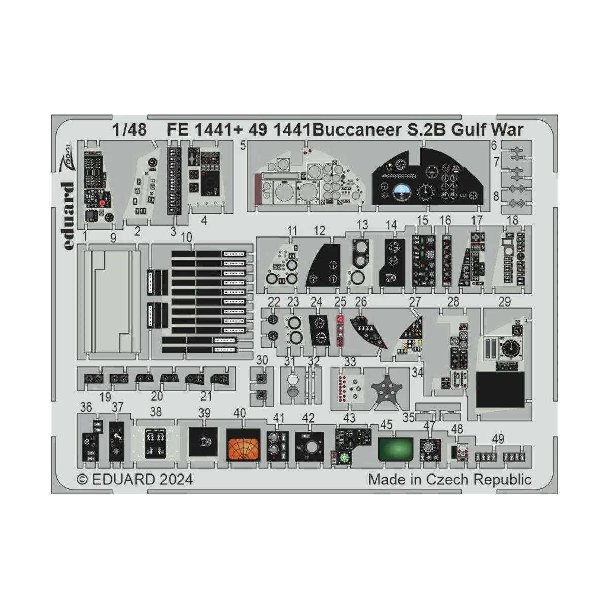 Buccaneer S.2B Gulf War, 1/48 - Eduard Accessories BIG49415