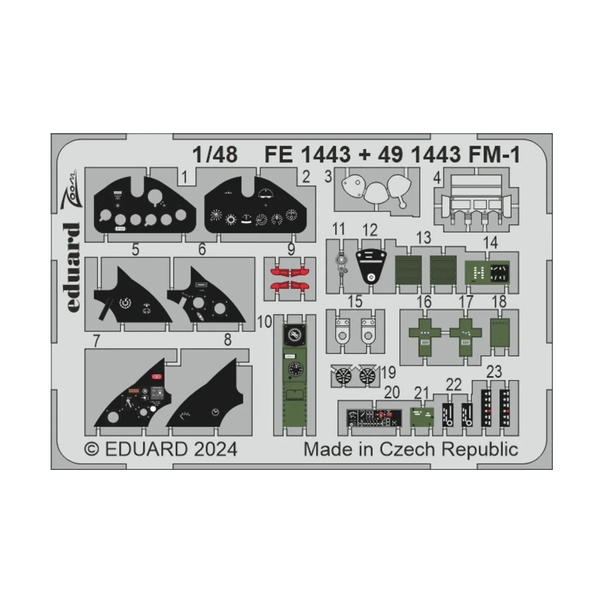 FM-1, 1/48 - Eduard Accessories BIG49416