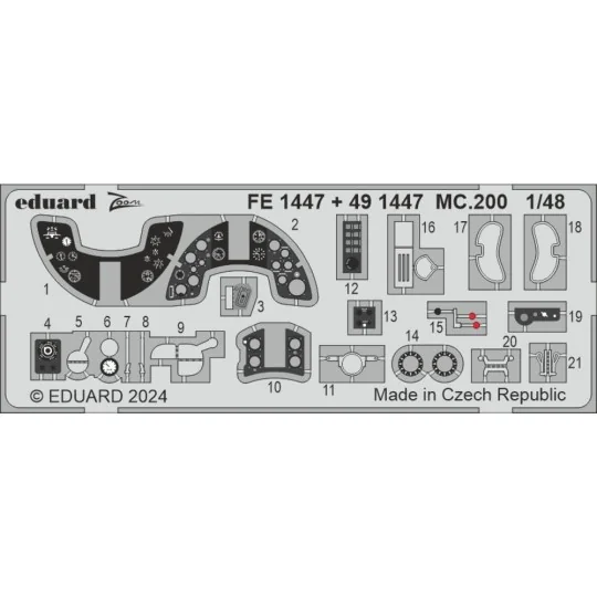 MC.200 1/48 - Eduard Accessories BIG49417