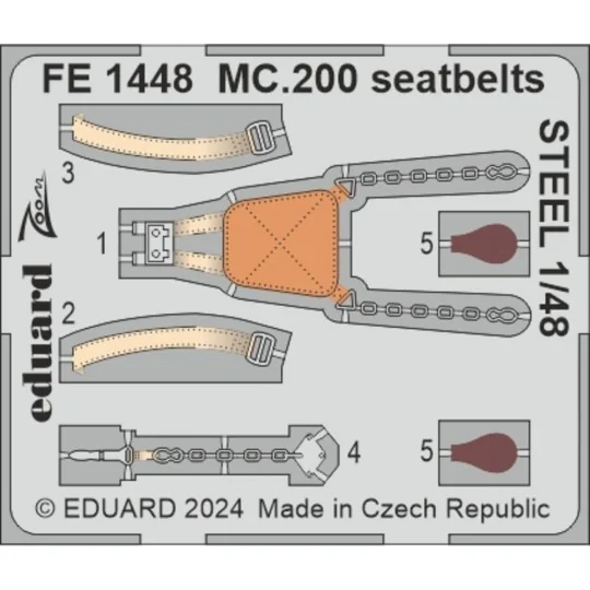 MC.200 1/48 - Eduard Accessories BIG49417