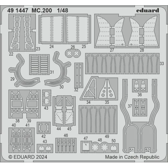 MC.200, 1/48 - Eduard Accessories BIG49417