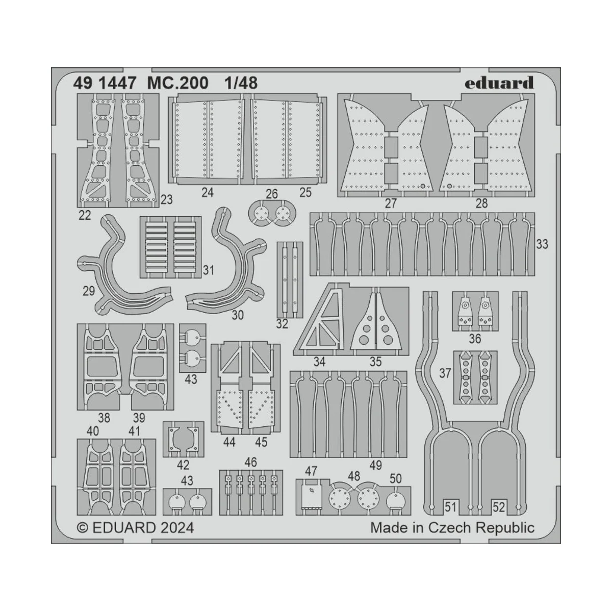 MC.200, 1/48 - Eduard Accessories BIG49417