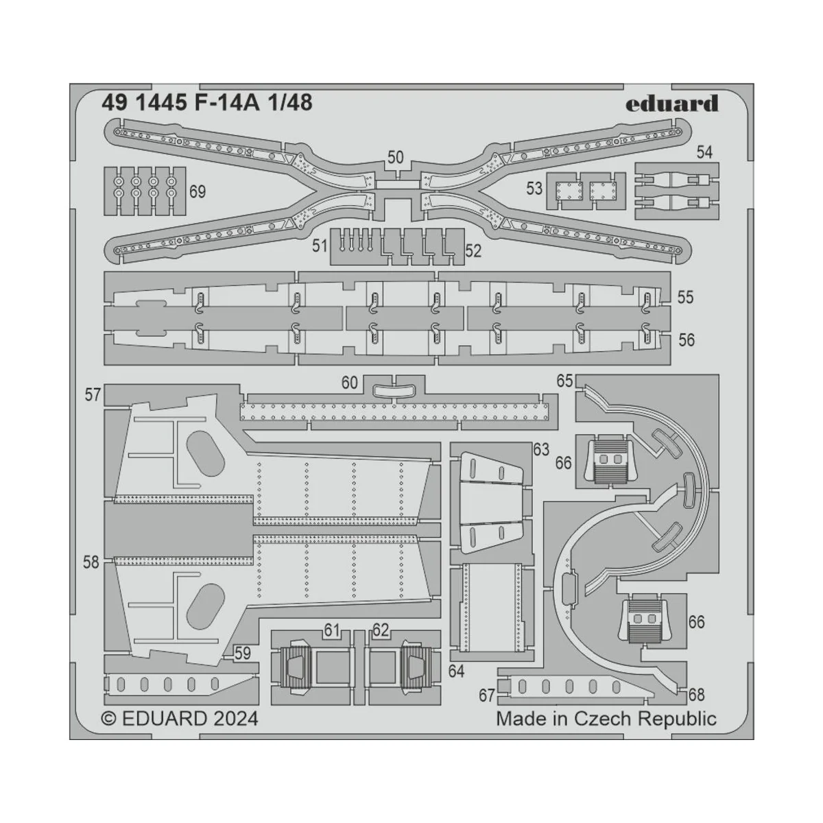 F-14A, 1/48 - Eduard Accessories BIG49418