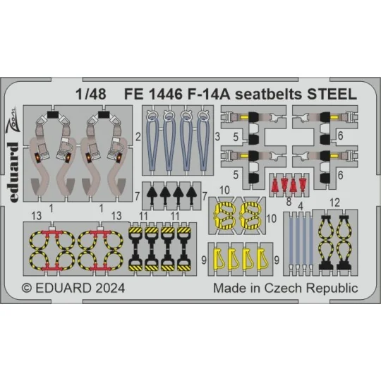 F-14A, 1/48 - Eduard Accessories BIG49418