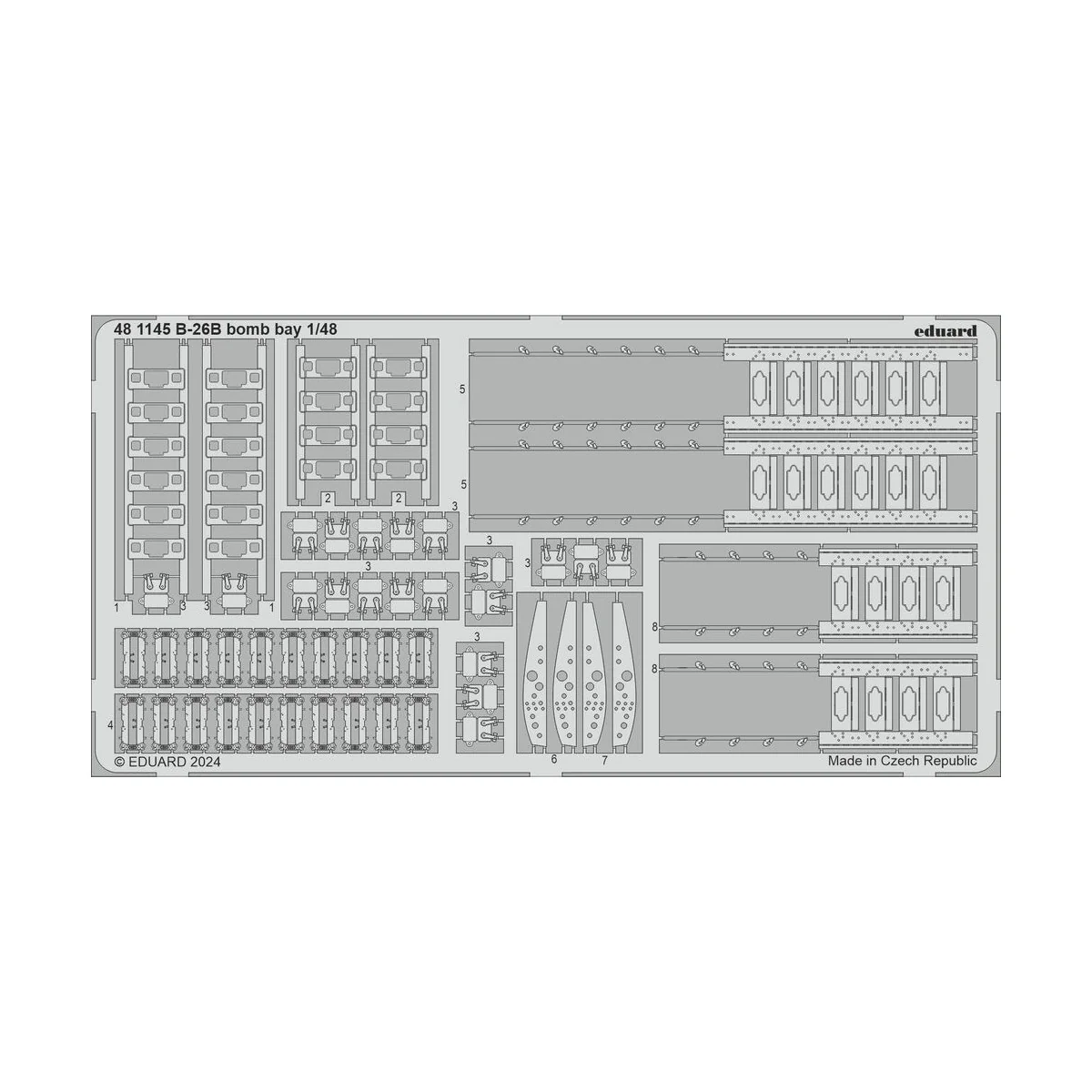 B-26B Marauder PART II ICM, 1/48 - Eduard Accessories BIG49422