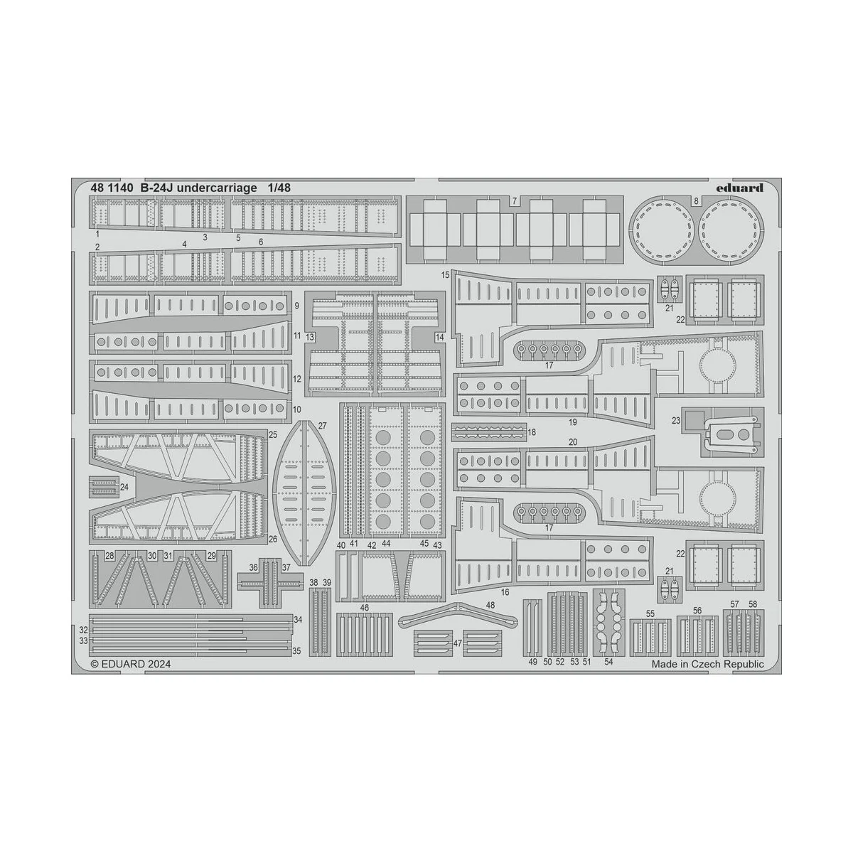 B-24J PART II HOBBY BOSS, 1/48 - Eduard Accessories BIG49424