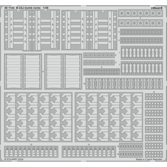 B-24J PART II HOBBY BOSS, 1/48 - Eduard Accessories BIG49424