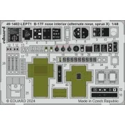 B-17F alternate nose (frame X) PART I, 1/48 - Eduard Accessories BI... B-17F alternate nose (frame X) PART I, 1/48 - Eduard Accessories BI...