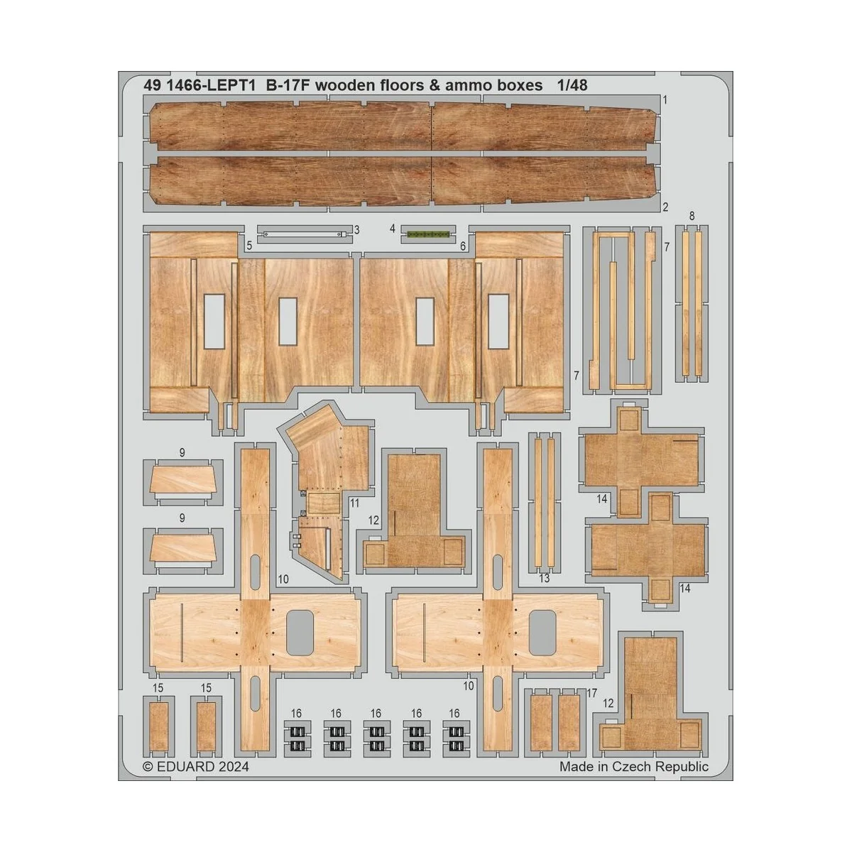 B-17F PART II - Eduard Accessories BIG49428