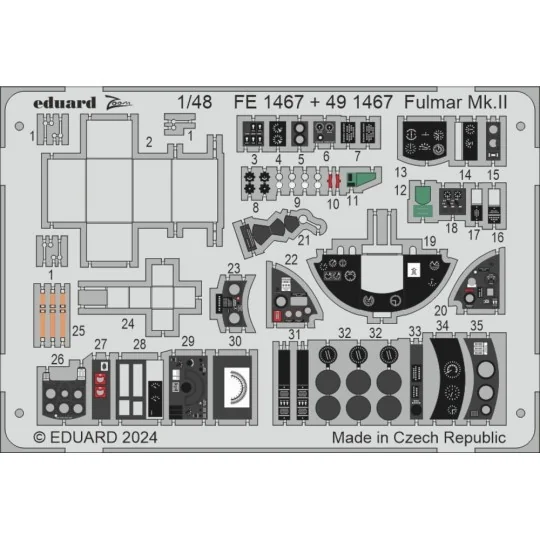 Fulmar Mk.II TRUMPETER, 1/48 - Eduard Accessories BIG49429