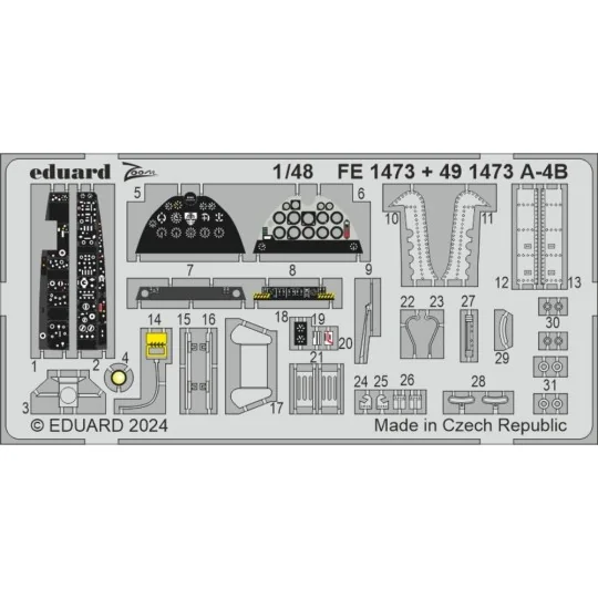 A-4B HOBBY 2000 / HASEGAWA, 1/48 - Eduard Accessories BIG49431