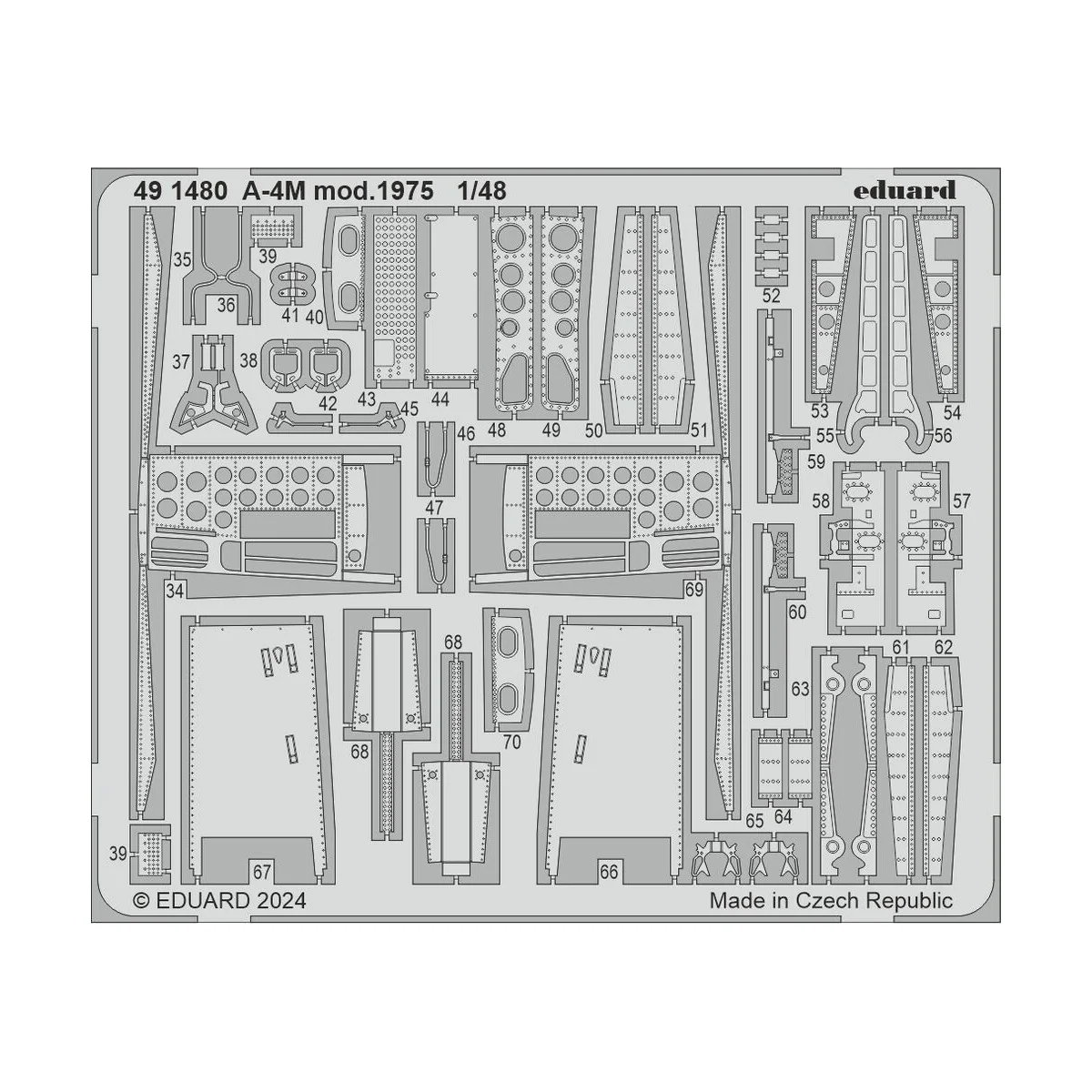 A-4M mod. 1975  MAGIC FACTORY - Eduard Accessories BIG49435