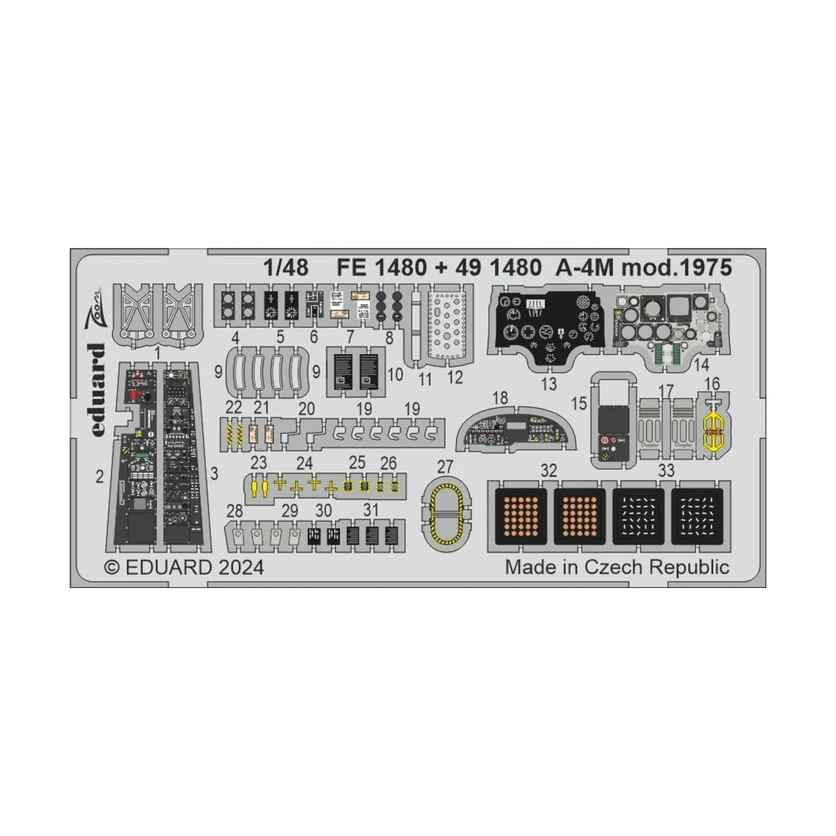 A-4M mod. 1975  MAGIC FACTORY - Eduard Accessories BIG49435