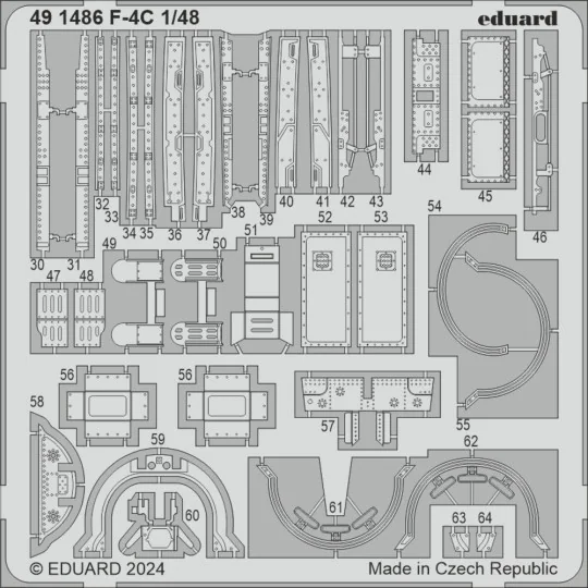 F-4C  HOBBY 2000 / ACADEMY - Eduard Accessories BIG49437