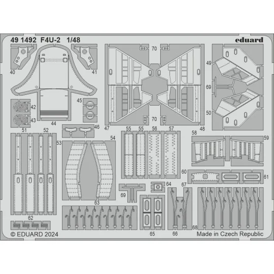 F4U-2 HOBBY BOSS, 1/48 - Eduard Accessories BIG49440