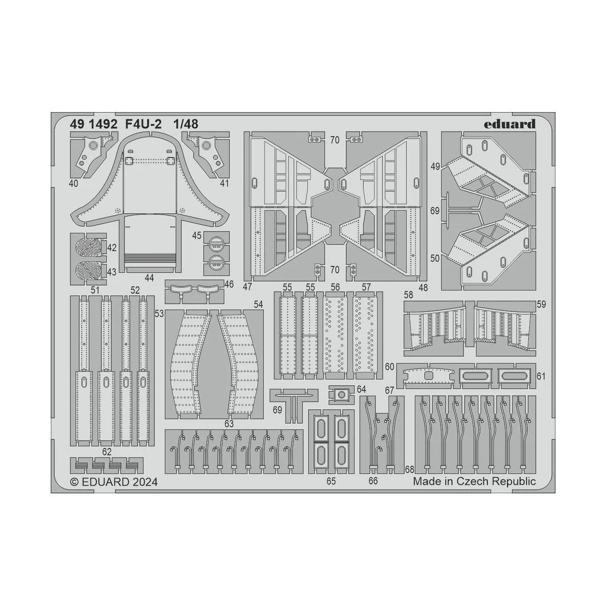 F4U-2 HOBBY BOSS, 1/48 - Eduard Accessories BIG49440
