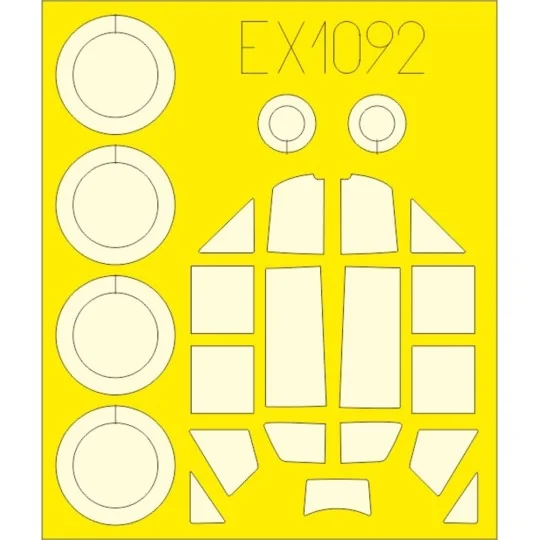 Bf 109E-3 HOBBY BOSS, 1/48 - Eduard Accessories BIG49444