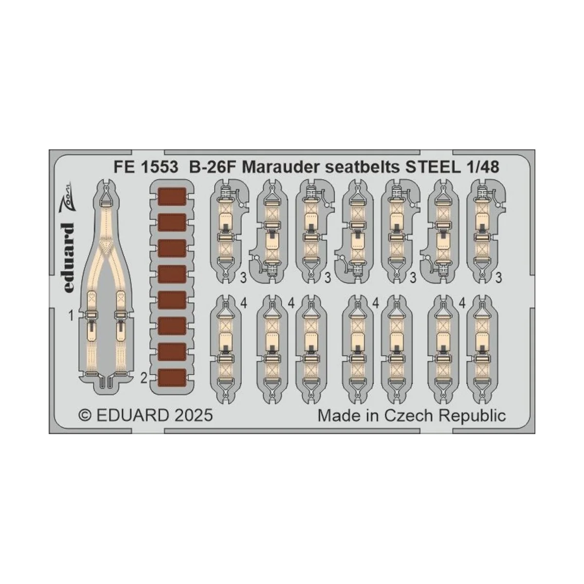 B-26F Marauder PART I for ICM, 1/48 - Eduard Accessories BIG49464 B-26F Marauder PART I for ICM, 1/48 - Eduard Accessories BIG49464