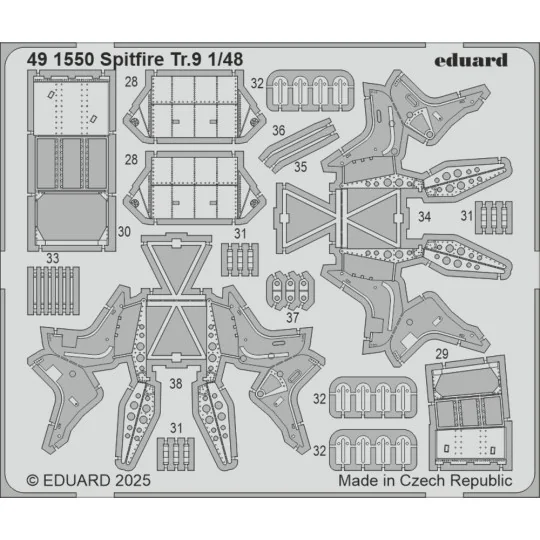 Spitfire Tr.9 for Airfix - Eduard Accessories BIG49466