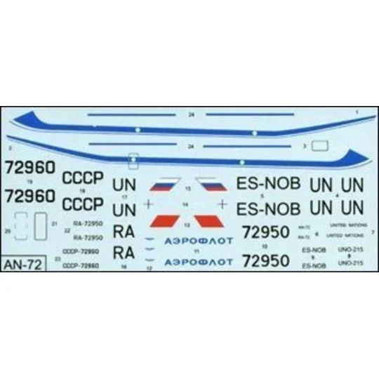 Antonov An-72, 1/144 - Amodel AMO1410 Antonov An-72, 1/144 - Amodel AMO1410