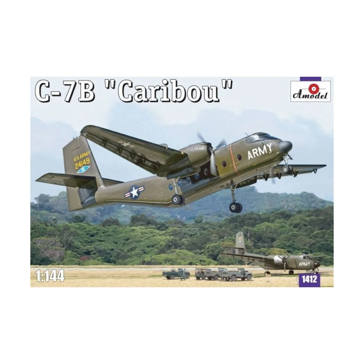 C-7B "Caribou" - Amodel AMO1412