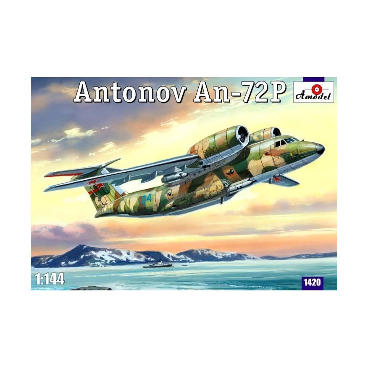 Antonov An-72P, 1/144 - Amodel AMO1420