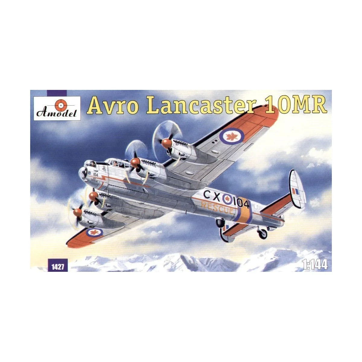 Avro Lancaster 10MR, 1/144 - Amodel AMO1427 Avro Lancaster 10MR, 1/144 - Amodel AMO1427