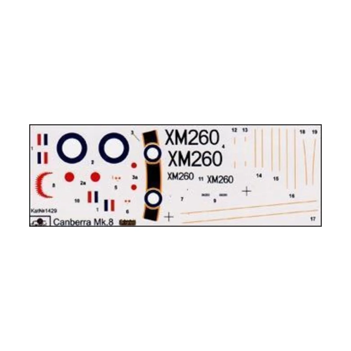 E.E.Canberra Mk.8, 1/144 - Amodel AMO1429