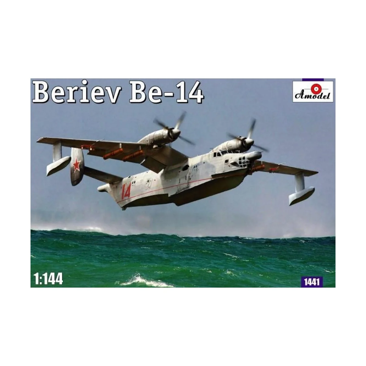 Beriev Be-14 Soviet rescue aircraft, 1/144 - Amodel AMO1441 Beriev Be-14 Soviet rescue aircraft, 1/144 - Amodel AMO1441