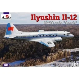 Ilyushin IL-12 'Coach' Soviet cargo air., 1/144 - Amodel AMO1443