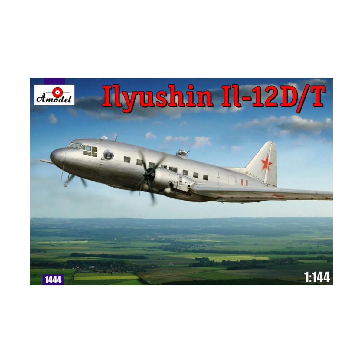 IIyushin IL-12D/T Sov.milit.transp.aircr - Amodel AMO1444