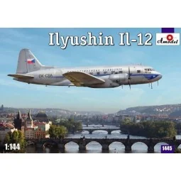Ilyushin IL-12 Czech airliner - Amodel AMO1445