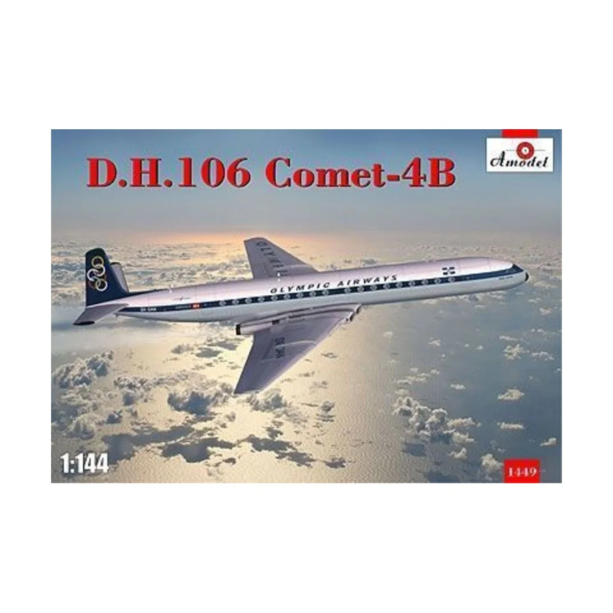 D.H. 106 Comet-4B Olympic airways, 1/144 - Amodel AMO1449 D.H. 106 Comet-4B Olympic airways, 1/144 - Amodel AMO1449