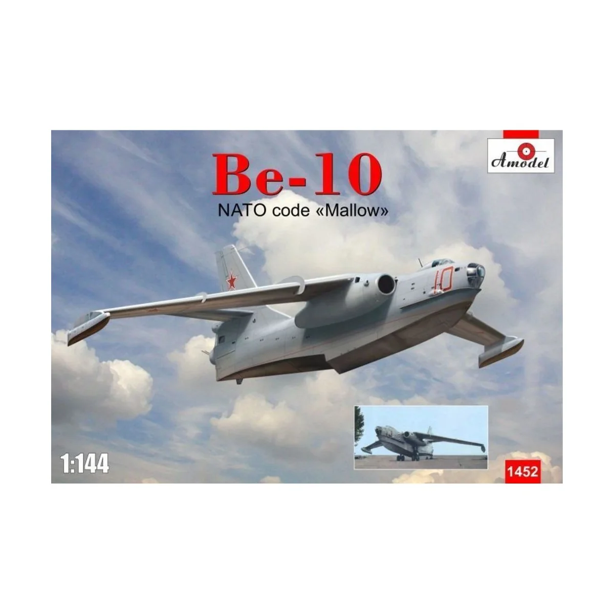 Beriev Be-10 amphibious bomber, 1/144 - Amodel AMO1452