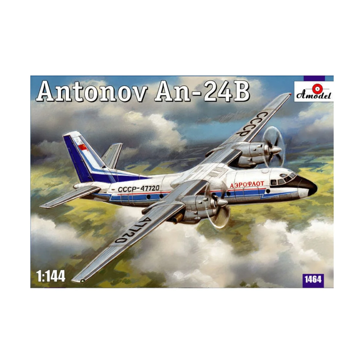 Antonov An-24B passenger airliner - Amodel AMO1464