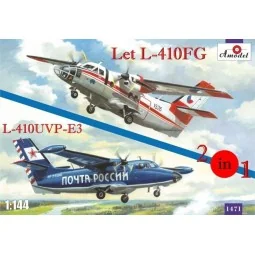Let L-410FG & L-410UVP-3 aircraft (2kits - Amodel AMO1471