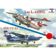 Let L-410FG & L-410UVP-3 aircraft (2kits - Amodel AMO1471