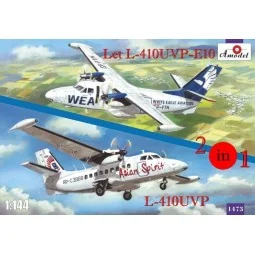 Let L-410UVP-E10 & L-410UVP aircraft(2ki, 1/144 - Amodel AMO1473