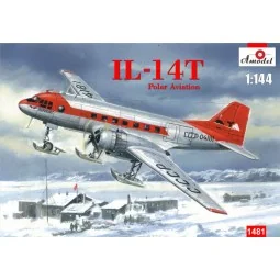 Ilyushin IL-14T Polar aviation - Amodel AMO1481