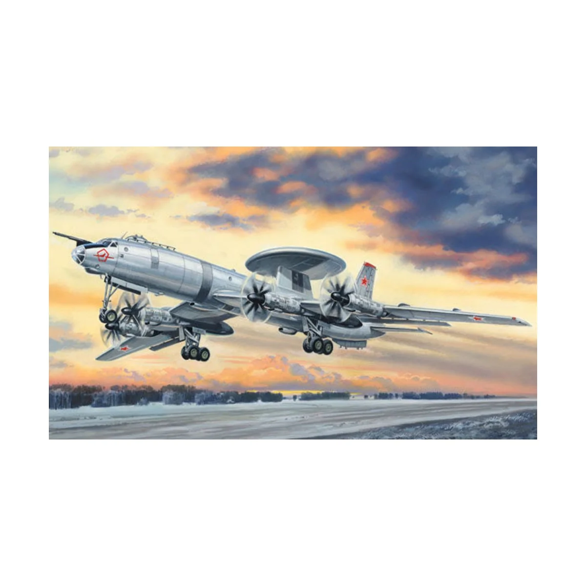 Tupolev Tu-126, 1/72 - Amodel AMO72017 Tupolev Tu-126, 1/72 - Amodel AMO72017