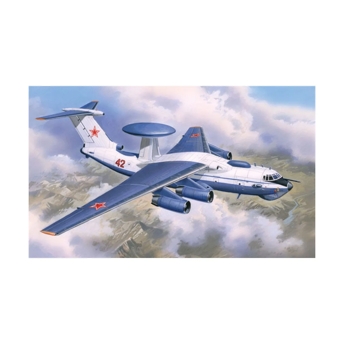 A-50 Soviet radio supervision aircraft, 1/72 - Amodel AMO72019