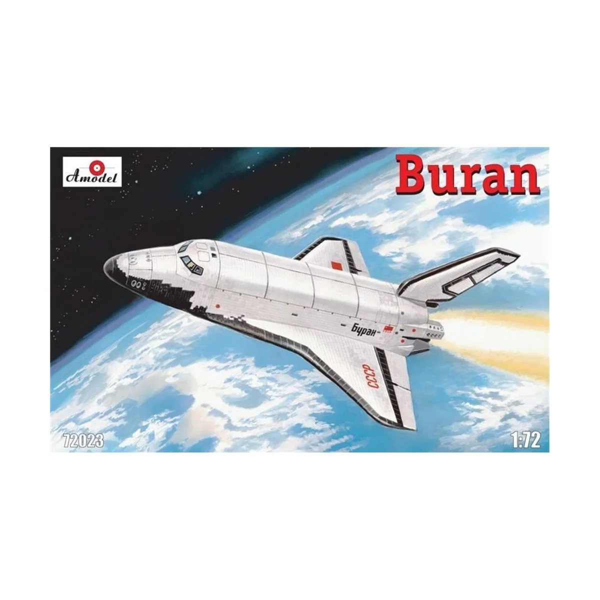 Buran Soviet shuttle, 1/72 - Amodel AMO72023 Buran Soviet shuttle, 1/72 - Amodel AMO72023