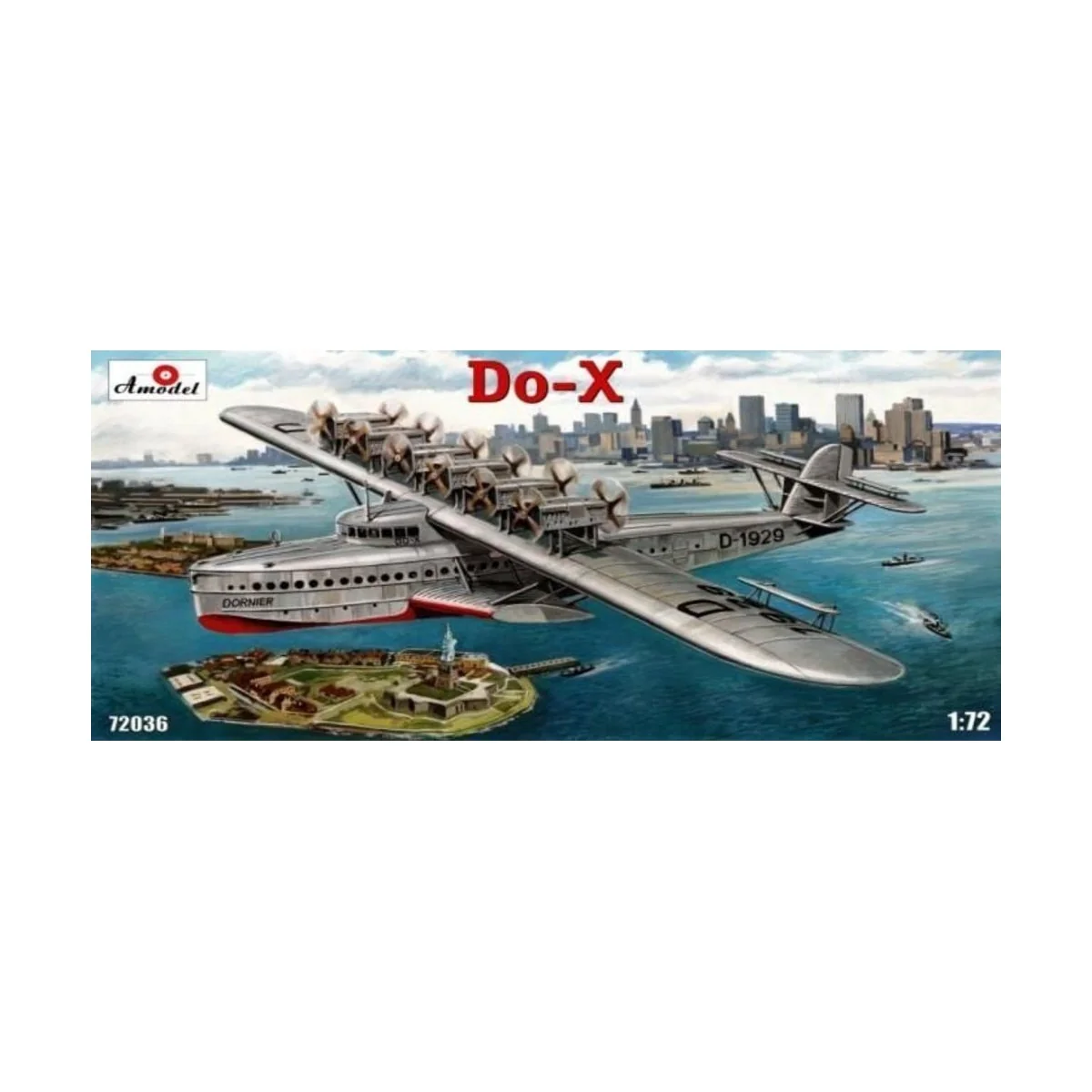 Dornier Do-X flying boat, 1/72 - Amodel AMO72036 Dornier Do-X flying boat, 1/72 - Amodel AMO72036