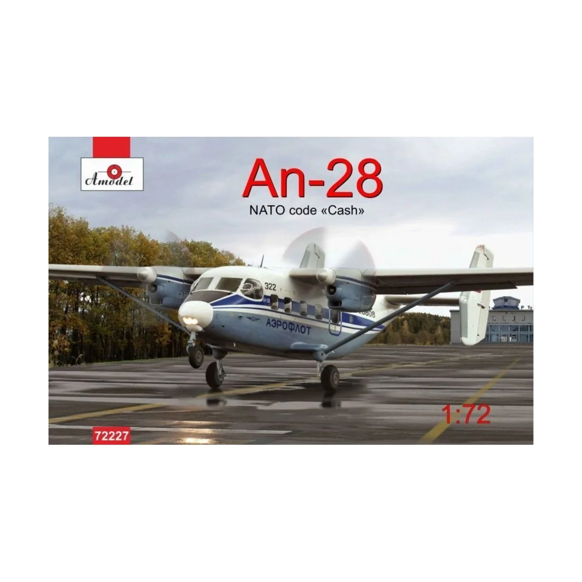 Antonov An-28 Aeroflot, 1/72 - Amodel AMO72227