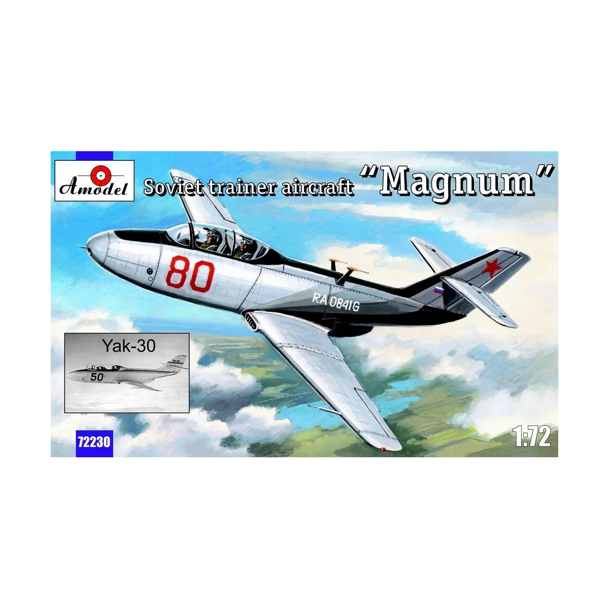 Yak-30 "Magnum" Soviet training airc., 1/72 - Amodel AMO72230 Yak-30 "Magnum" Soviet training airc., 1/72 - Amodel AMO72230