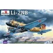 Lisunow Li-2NB Soviet light bomber, 1/72 - Amodel AMO72231 Lisunow Li-2NB Soviet light bomber, 1/72 - Amodel AMO72231