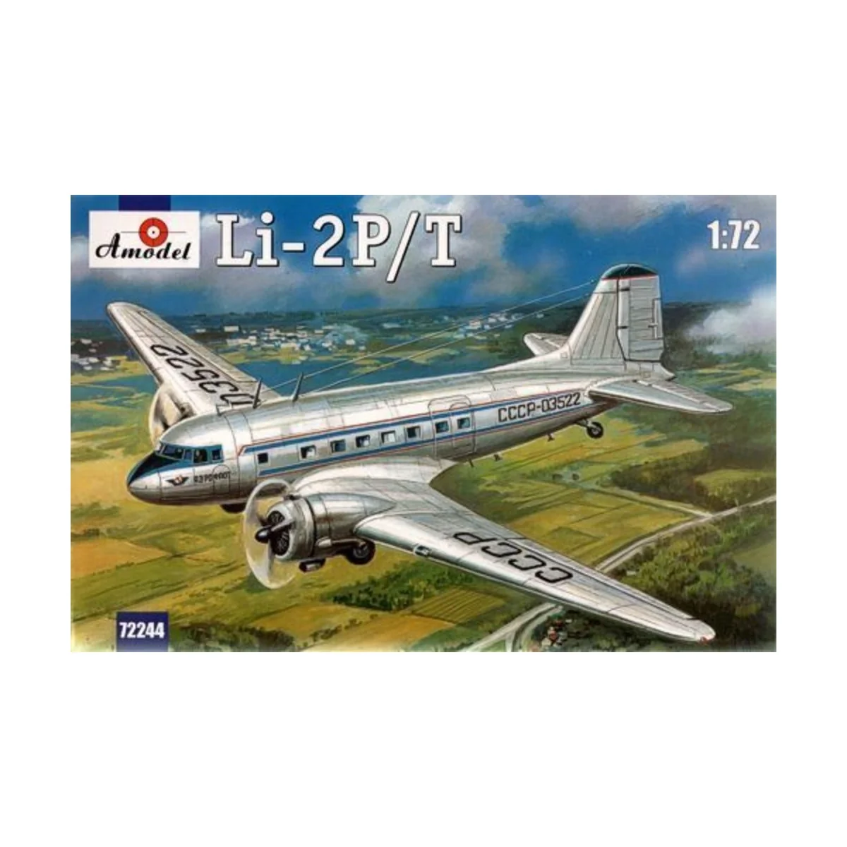 Lisunov Li-2P/T Soviet passenger aircraf - Amodel AMO72244