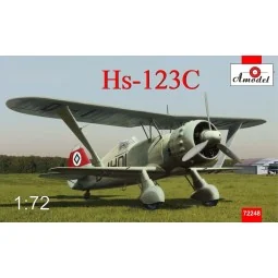Henschel Hs 123C dive-bomber, 1/72 - Amodel AMO72248