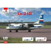 Antonov An-24B, 1/72 - Amodel AMO72253 Antonov An-24B, 1/72 - Amodel AMO72253