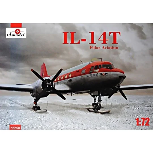 Ilyushin IL-14T polar aviation - Amodel AMO72258